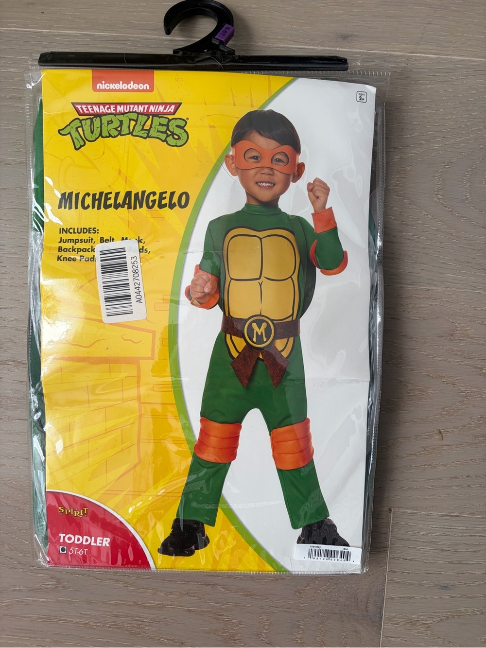 Nickelodeon Teenage Mutant Ninja Turtles Michelangelo Costume - Green & Orange